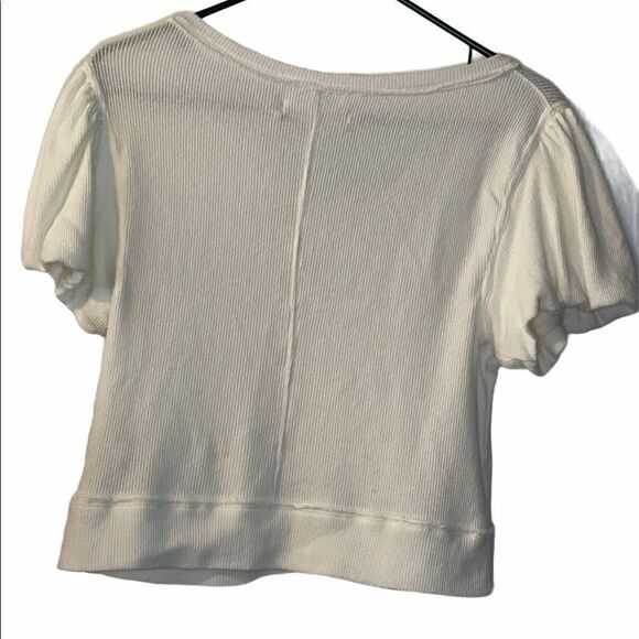 FREE PEOPLE Buttons Down Cropped Top.Size M - Picture 5 of 13